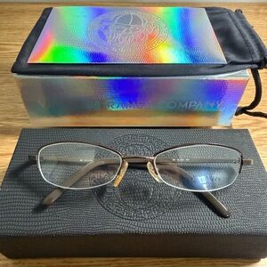 Vintage 1996 Ralph Lauren Eyeglasses Frame Stainless Steel